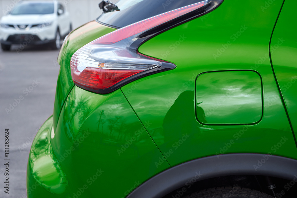 Fototapeta premium outdoor tank green car
