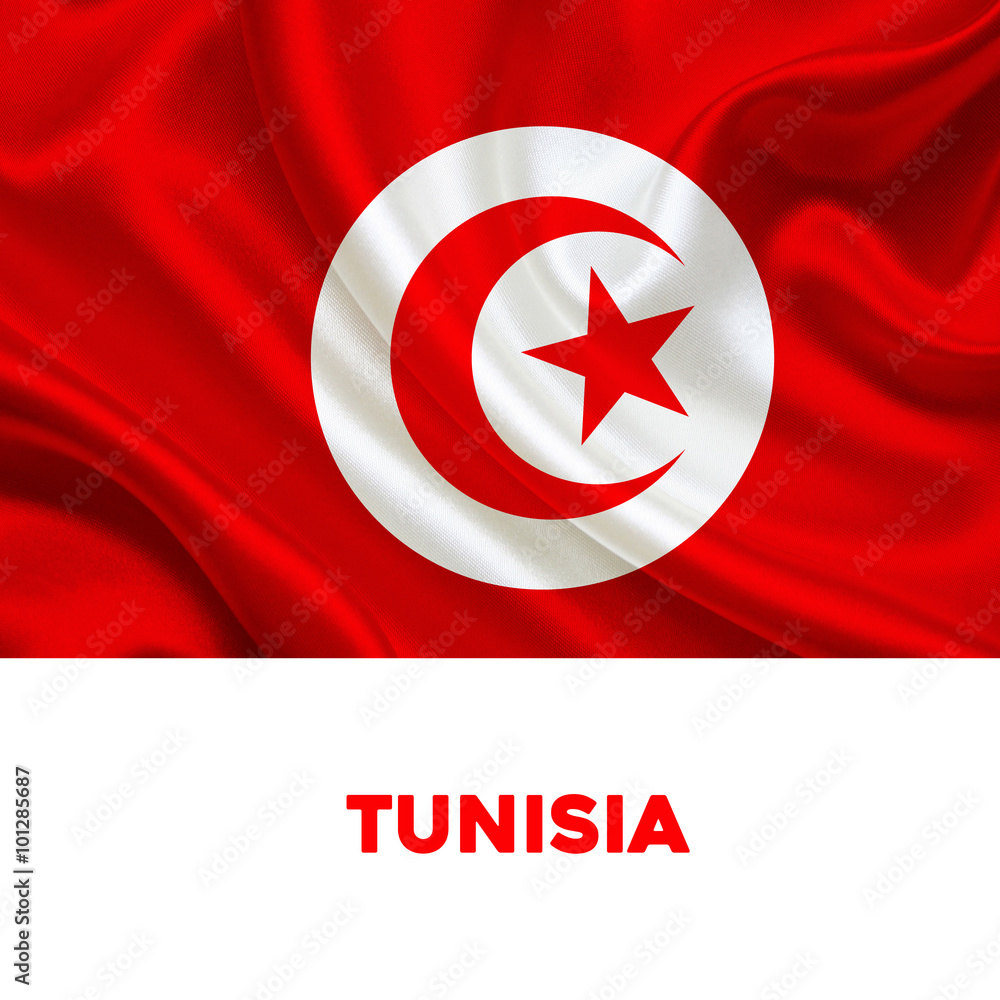 Obraz premium Tunisia flag