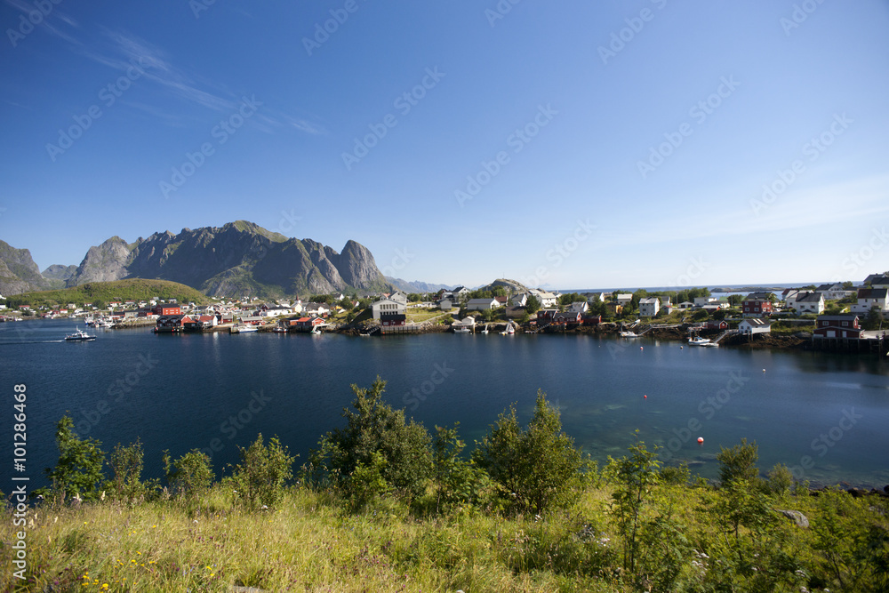 Lofoten Islands near Moskenes, Norway