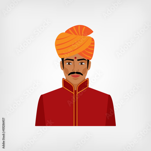 Indian man in traditional clothes