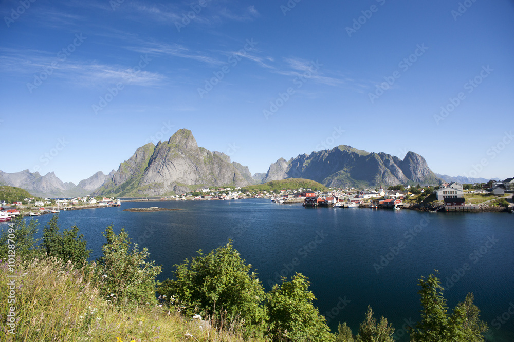 Lofoten Islands near Moskenes, Norway