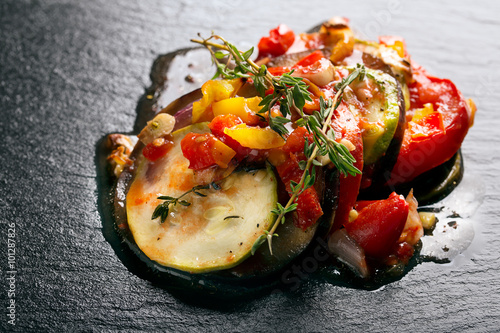 Bild auf Leinwand Traditional french ratatouille