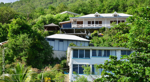  Martinique, the picturesque city of Les Anses d Arlet in West I photo