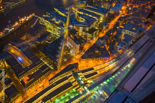 LONDON, UK - JANUARY 27, 2015: London panorama at sunset