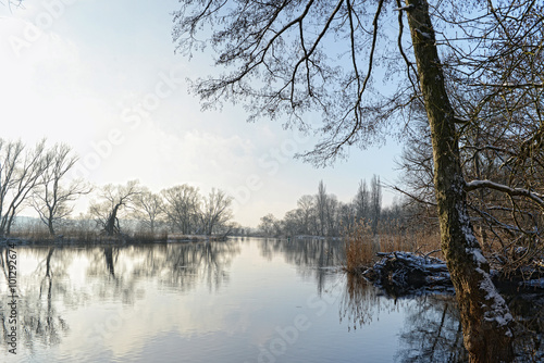 Wallpaper Mural Winter landscape at Havel River. Torontodigital.ca