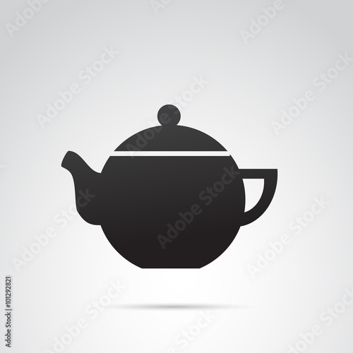Teapot vector icon.