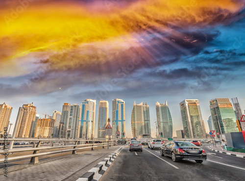 Photography Dubai traffic, UAE