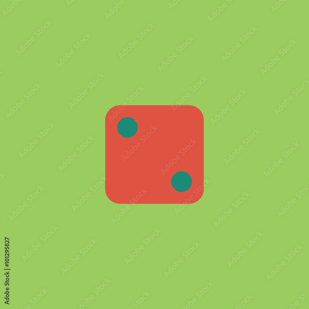 One dices - side with 2 One dices - side with 2