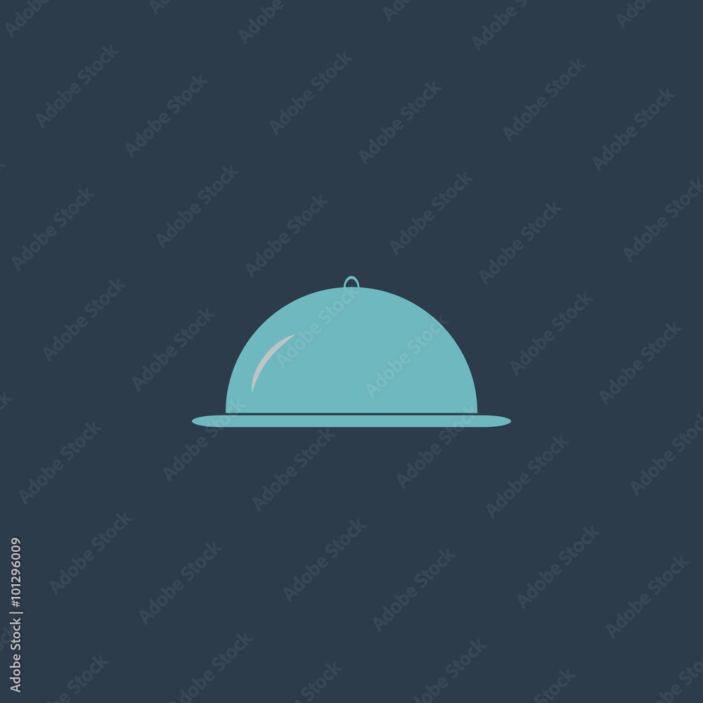 Restaurant cloche icon Restaurant cloche icon
