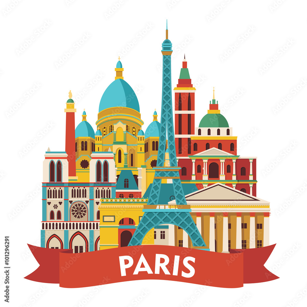 Paris. Vector illustration