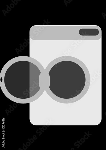 open washing machine icon
