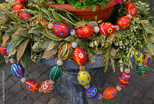 Traditioneller schwäbischer Osterschmuck  photo