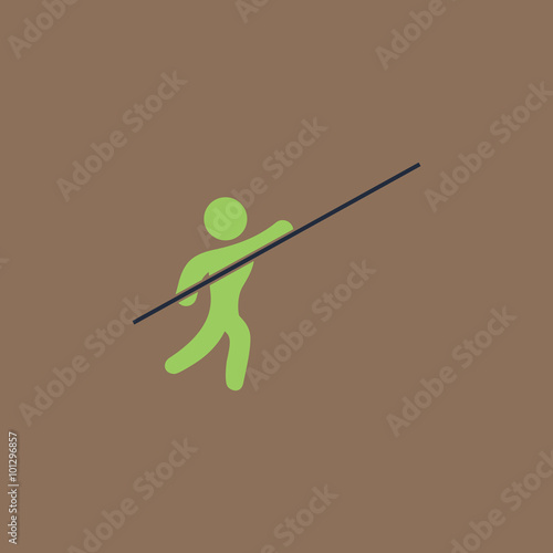 Pole vault athlete