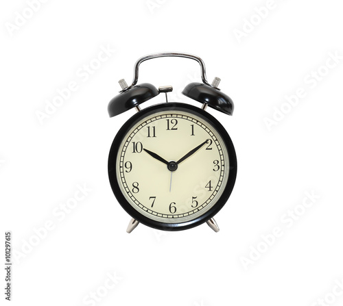 Alarm Clock On White