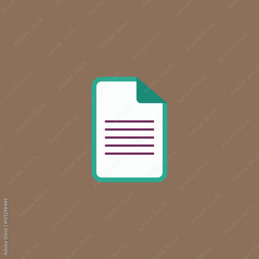Document flat icon Document flat icon