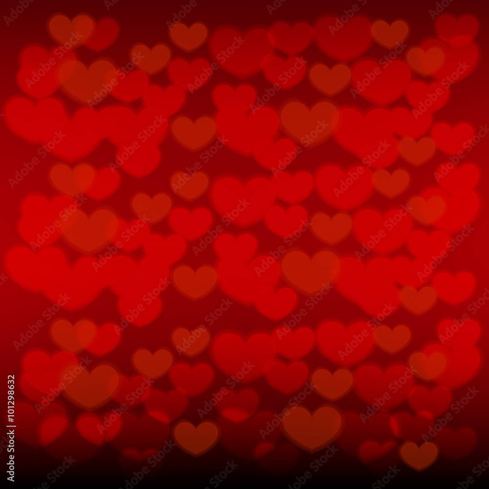 love background with hearts for Valentine's day and Wedding love background with hearts for Valentine's day and Wedding