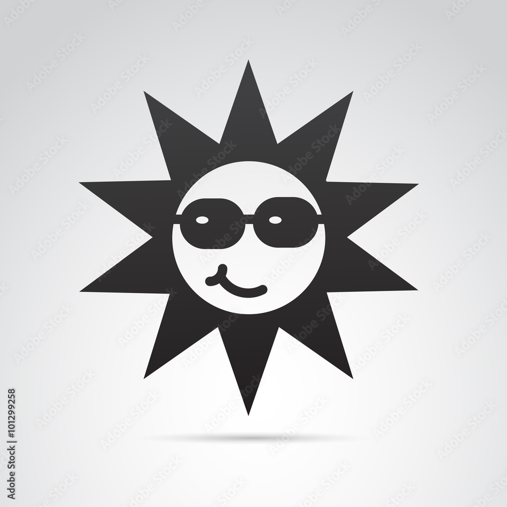 Sun vector icon. Sun vector icon.