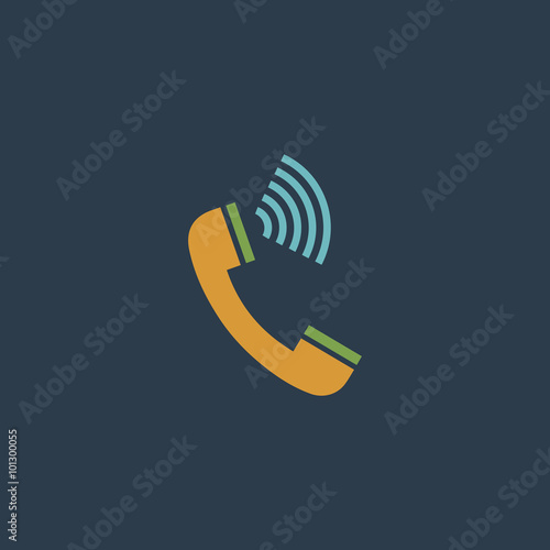 Sound from the handset - phone icon