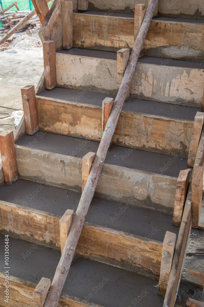 staircase cement concrete structure in residential house buildin staircase cement concrete structure in residential house buildin