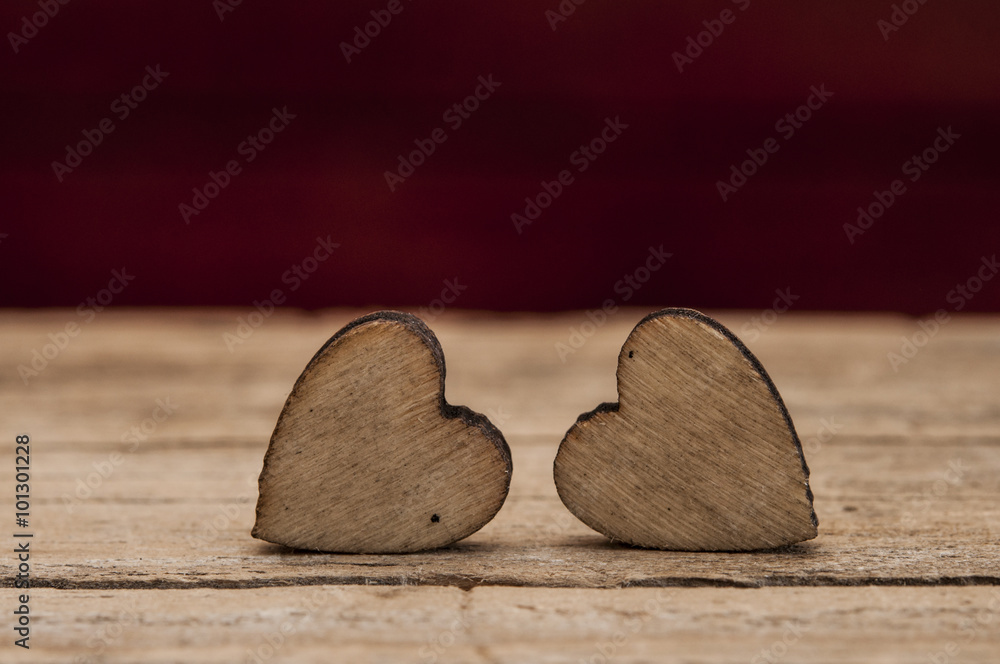 Valentines Day background with hearts Valentines Day background with hearts