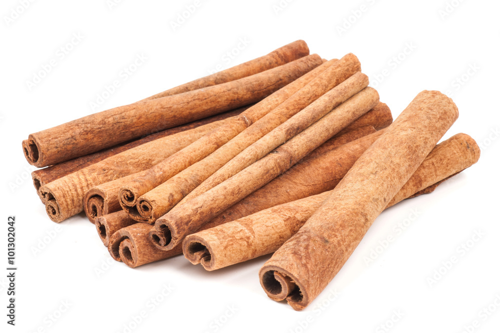 Cinnamon Sticks on white Cinnamon Sticks on white