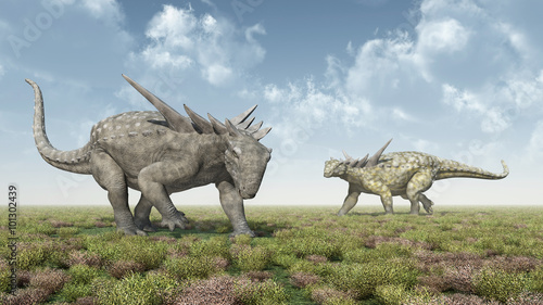 Fototapeta Naklejka Na Ścianę i Meble -  Dinosaur Sauropelta