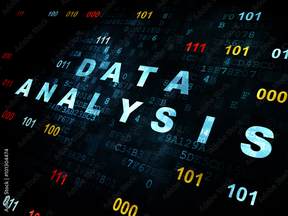 Data concept: Data Analysis on Digital background Data concept: Data Analysis on Digital background