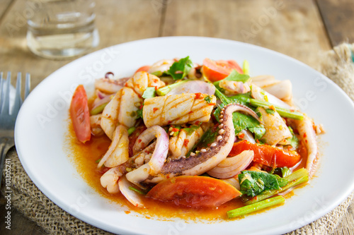 octopus salad Spicy Seafood