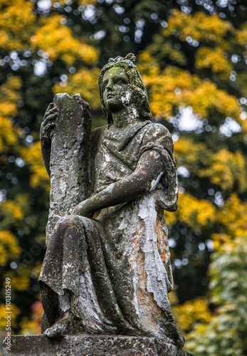 Statue an einer Kirche Tschechische Republik