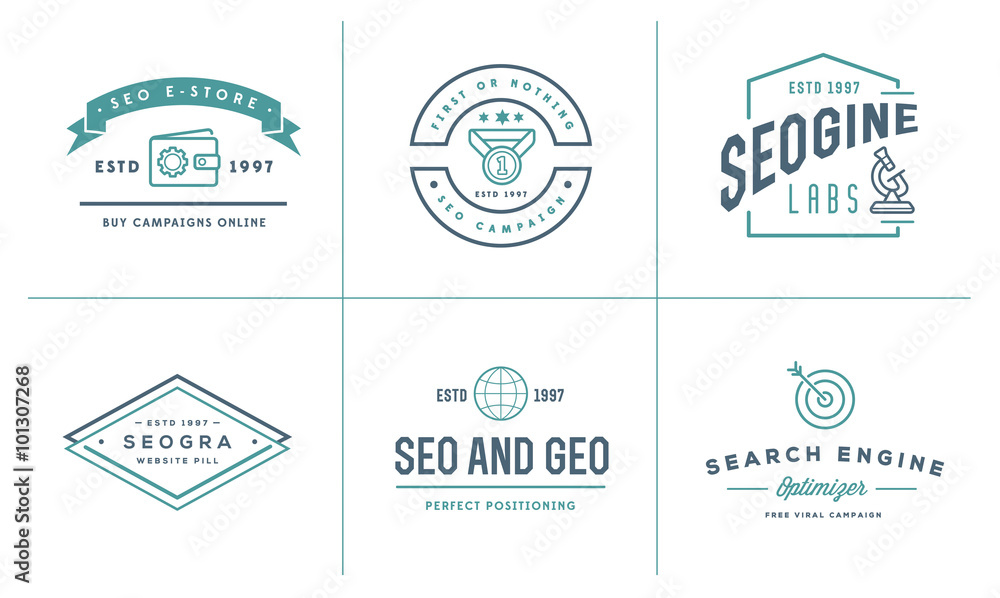Set of Vector SEO Search Engine Optimisation Elements and Icons Illustration can be used as Logo or Icon in premium quality Set of Vector SEO Search Engine Optimisation Elements and Icons Illustration can be used as Logo or Icon in premium quality
