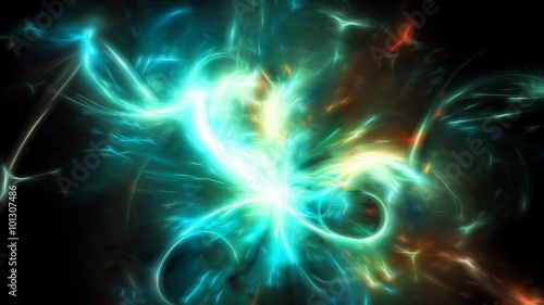 Beautiful glowing fractal effect