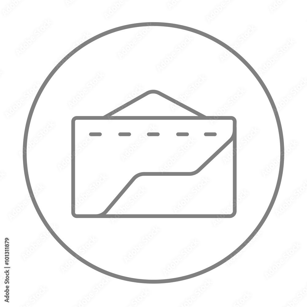 Factory line icon. Factory line icon.