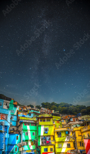 Favela night photo