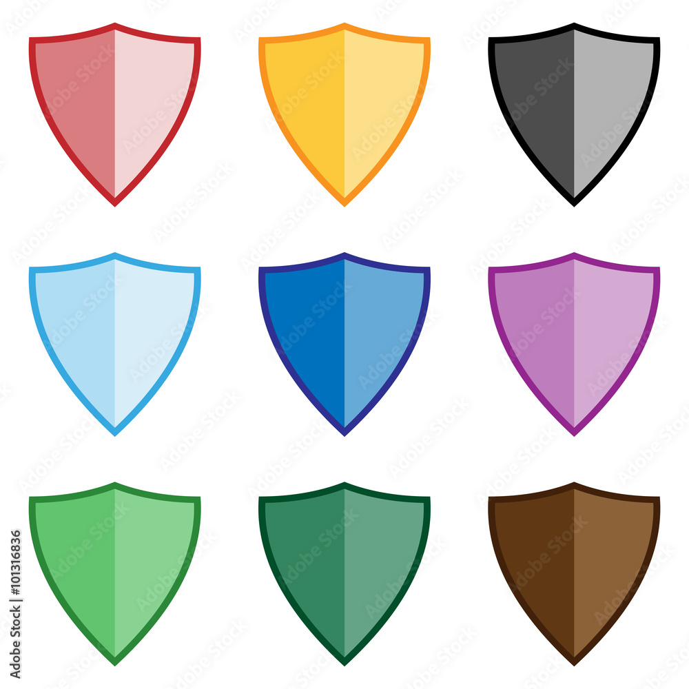 Schutzschilder Sammlung Schutzschilder Sammlung