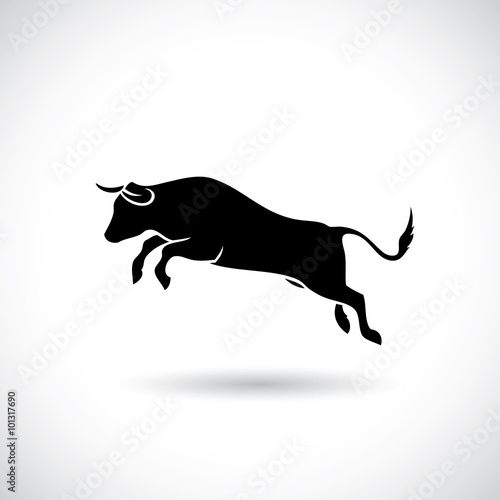 Jumping bull 
