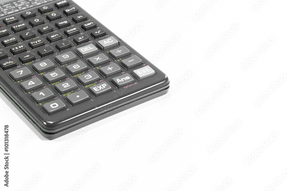 calculator isolated on white background calculator isolated on white background