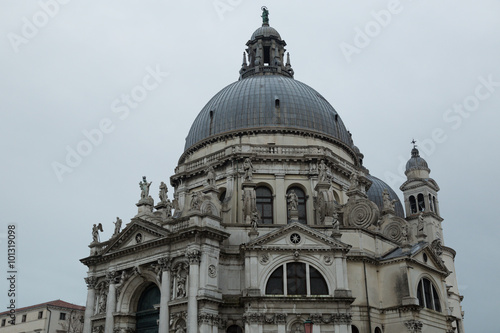 cupola of the 17th century basilica of Santa Maria della Salute, Venice, Italy © lindacaldwell