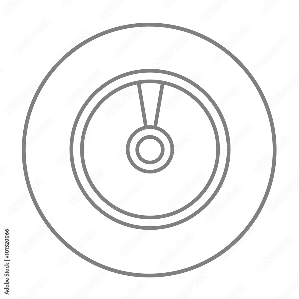 Disc line icon. Disc line icon.