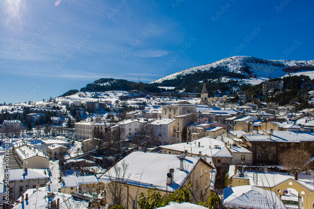 Fotografie Pescocostanzo, Abruzzo, Italy