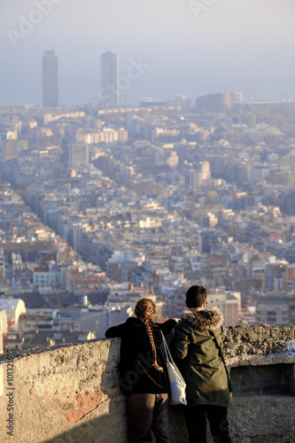 View of Barcelona from Turo de la Rovira photo