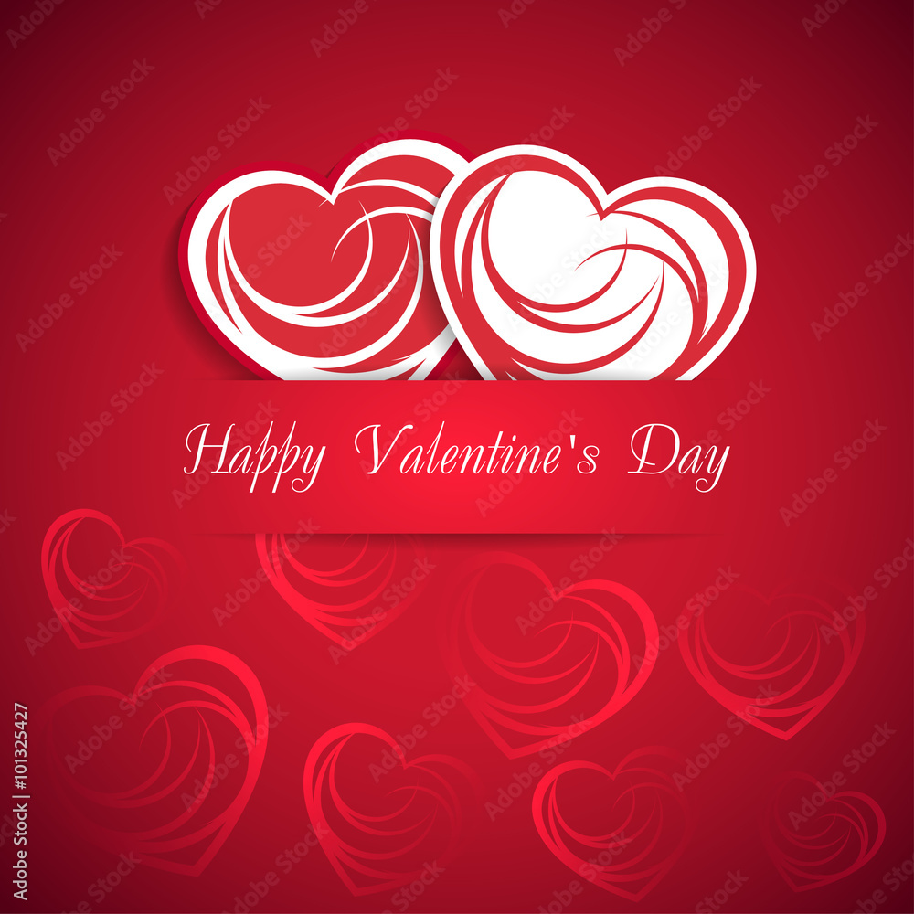 Heart. Happy Valentine's Day. Vector Illustration