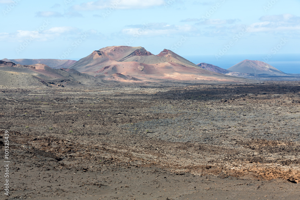 Timanfaya National Park in Lanzarote, Canary Islands, Spain Timanfaya National Park in Lanzarote, Canary Islands, Spain