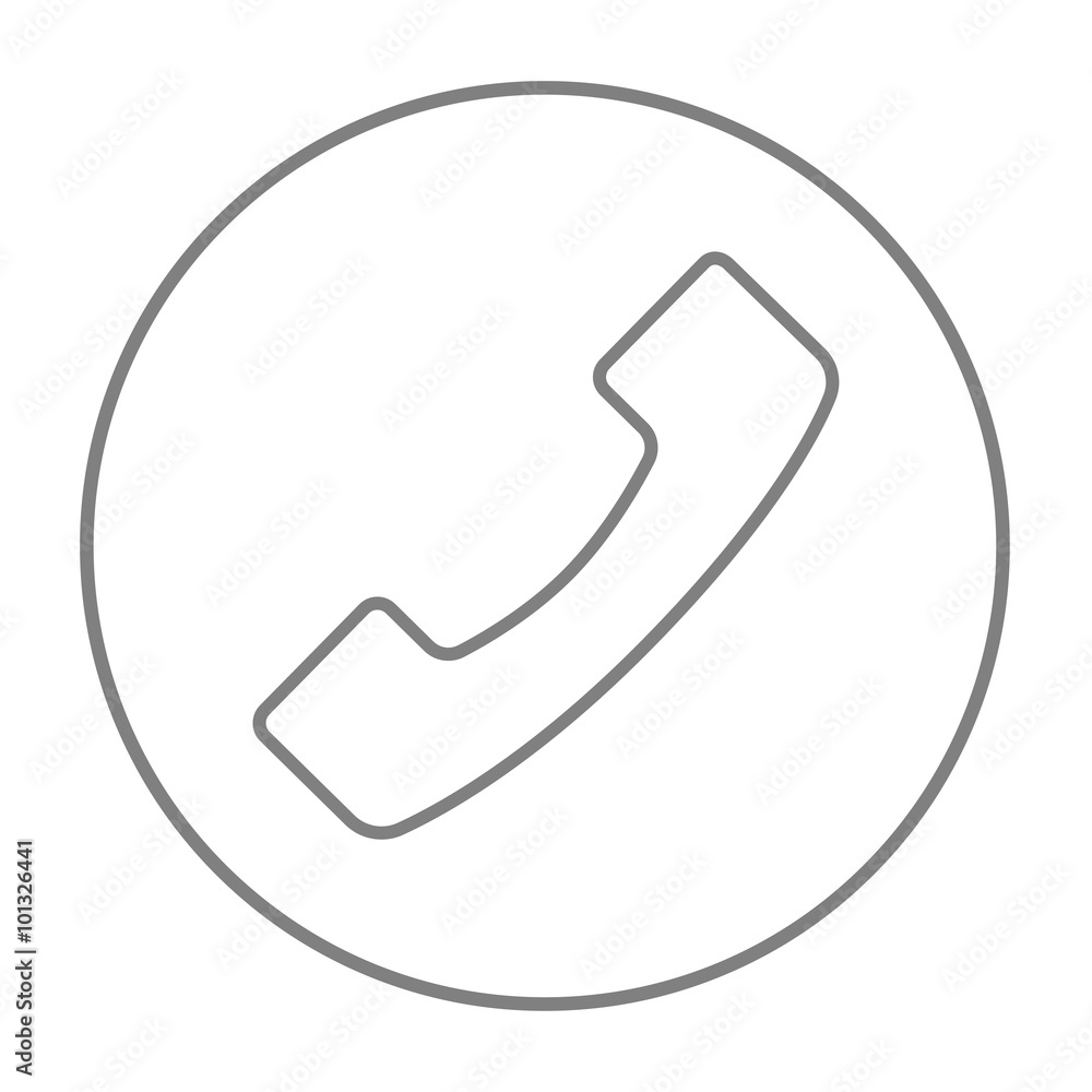 Receiver line icon. Receiver line icon.