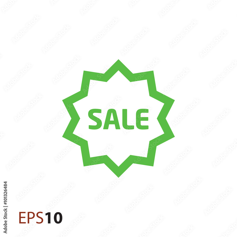 Sale icon for web and mobile Sale icon for web and mobile