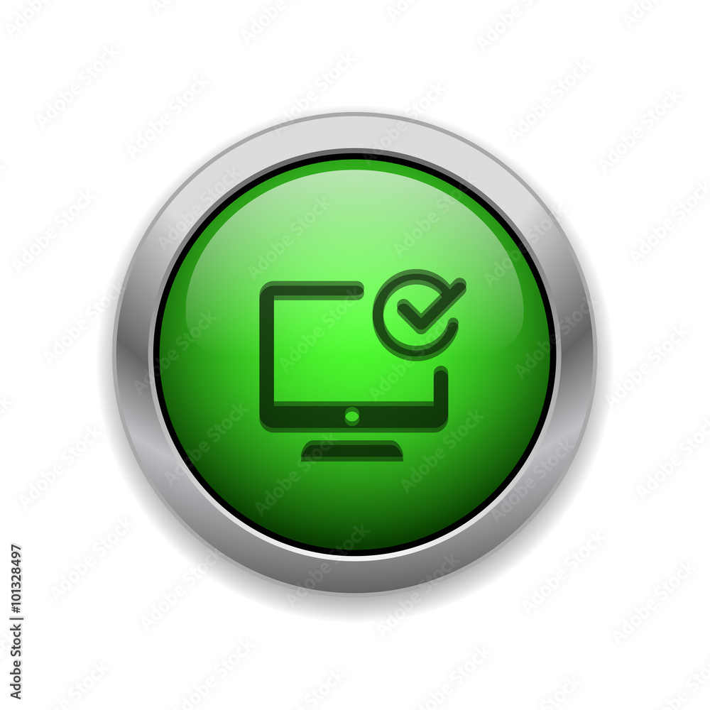 Green Glowing App Web Button Green Glowing App Web Button