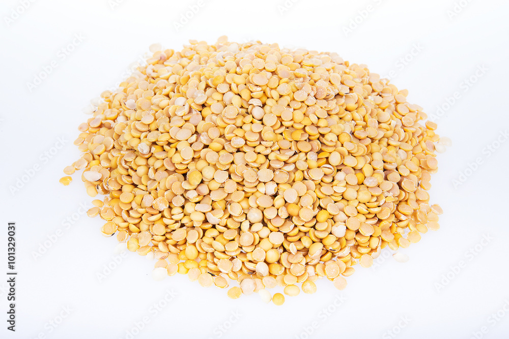 soybean on a white background soybean on a white background