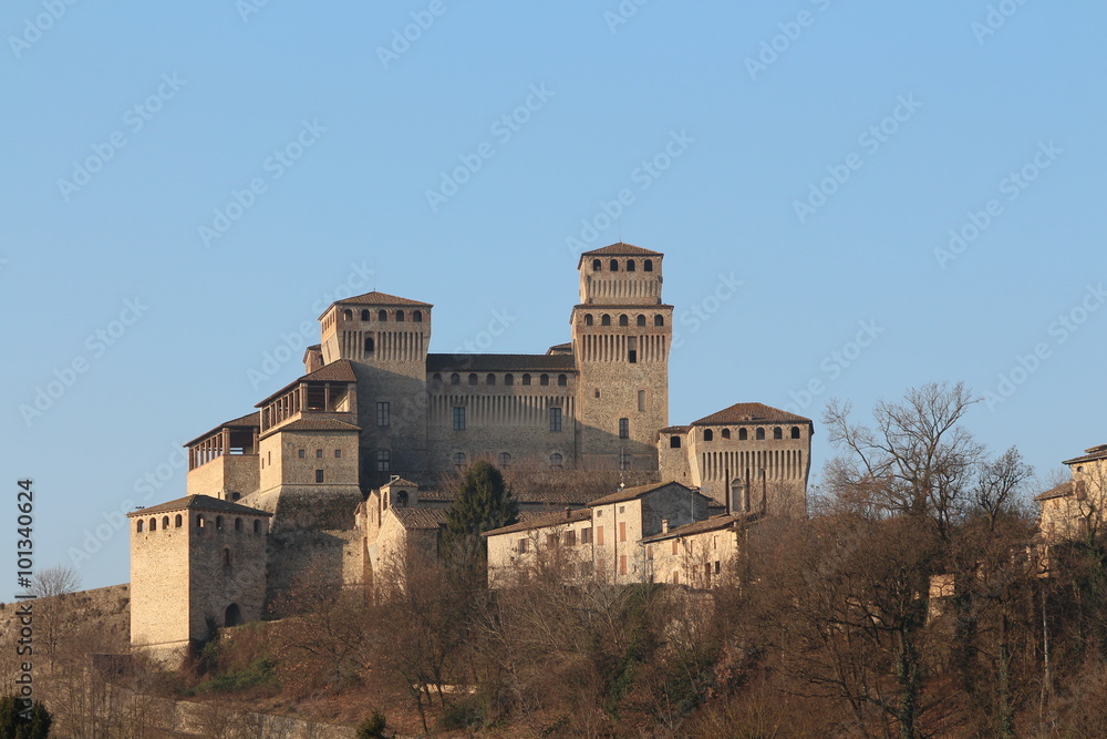 torrechiara castle, italy