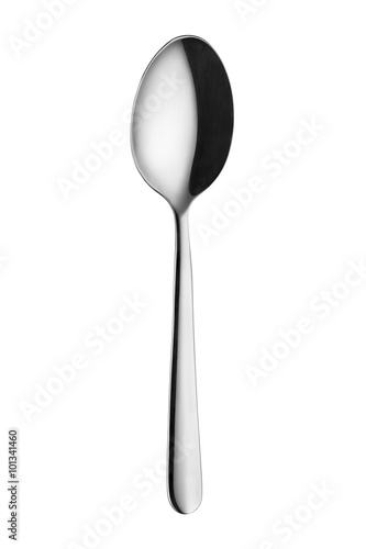 Modern spoon isolated on white