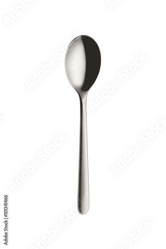 Modern teaspoon isolated on white