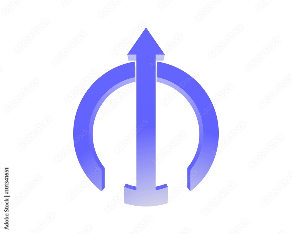 Arrow logo 3d Arrow logo 3d